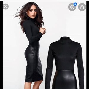 Markle leather dress